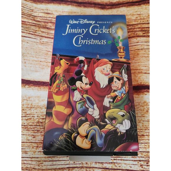 *5 for $25* Disney Jiminy Cricket's Christmas VHS Tape - Picture 1 of 6